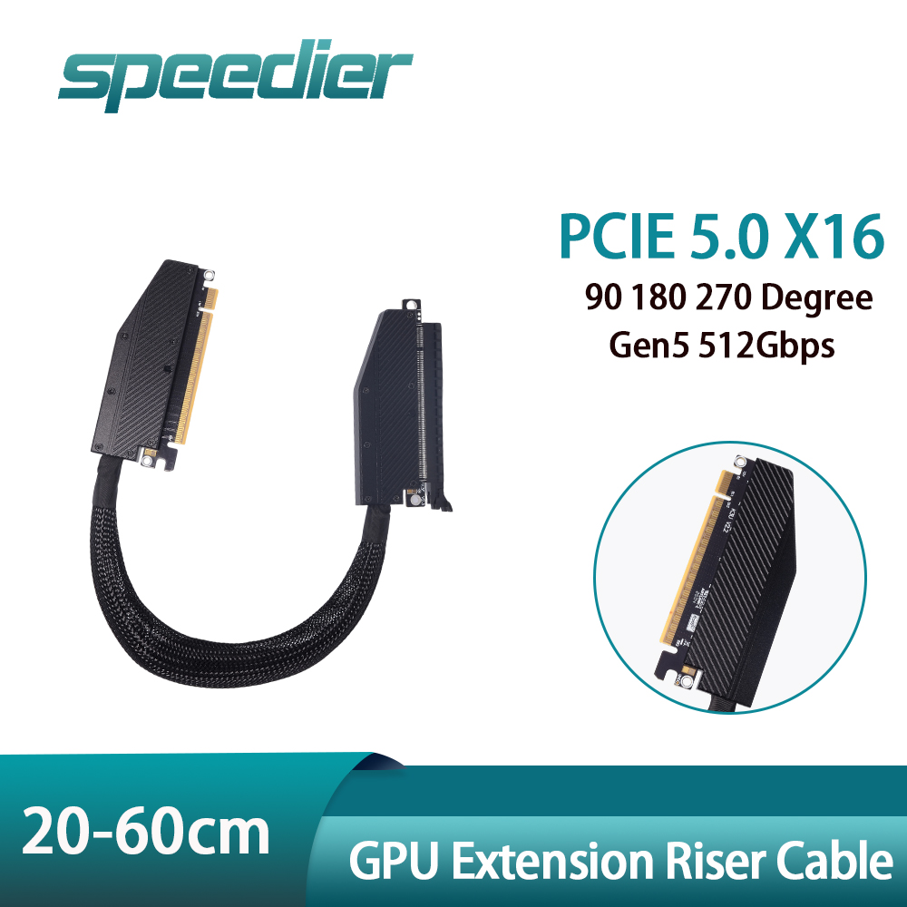 Pcie 5.0 Gpu Riser Cable - PCIE 5.0 X16 GPU Uzatma Kablo