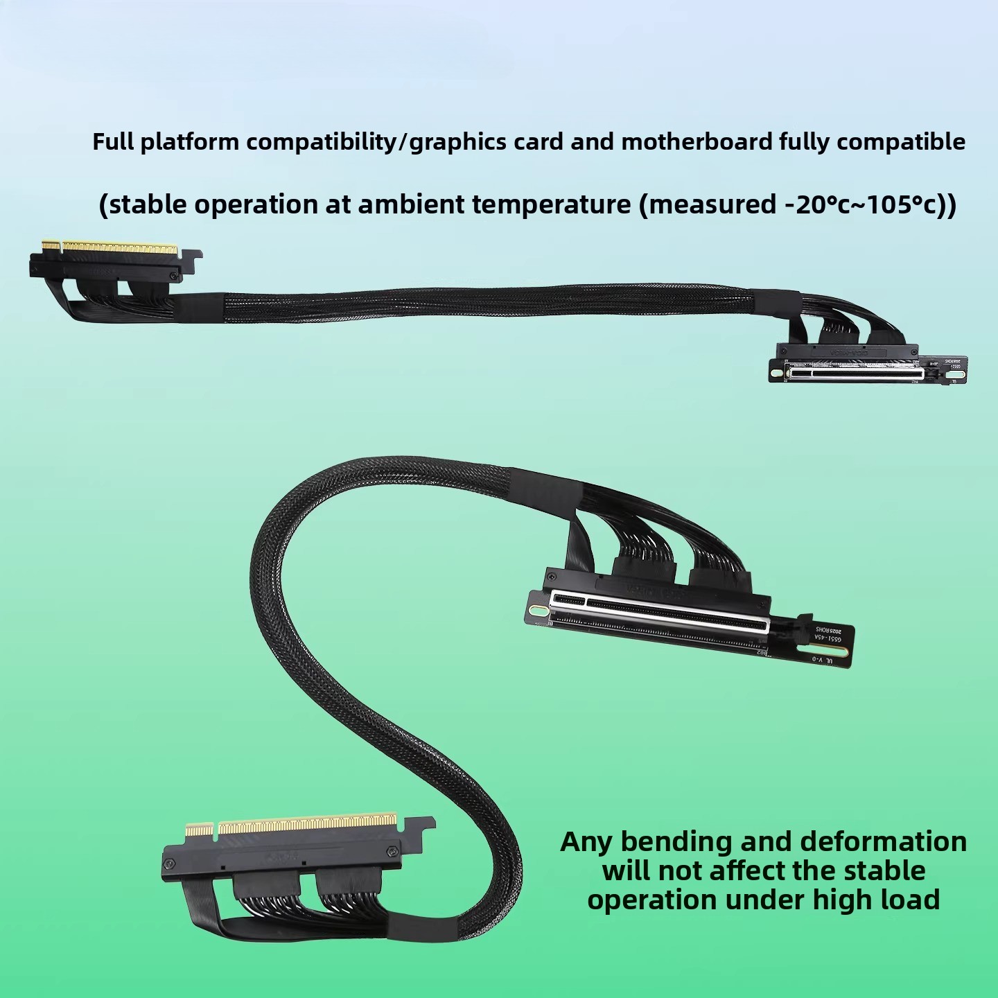 GPU Sunucusu Özel PCIE 5.0 X16 - Pcie 5.0 Gpu Riser Cable incelemesi ve fiyatı